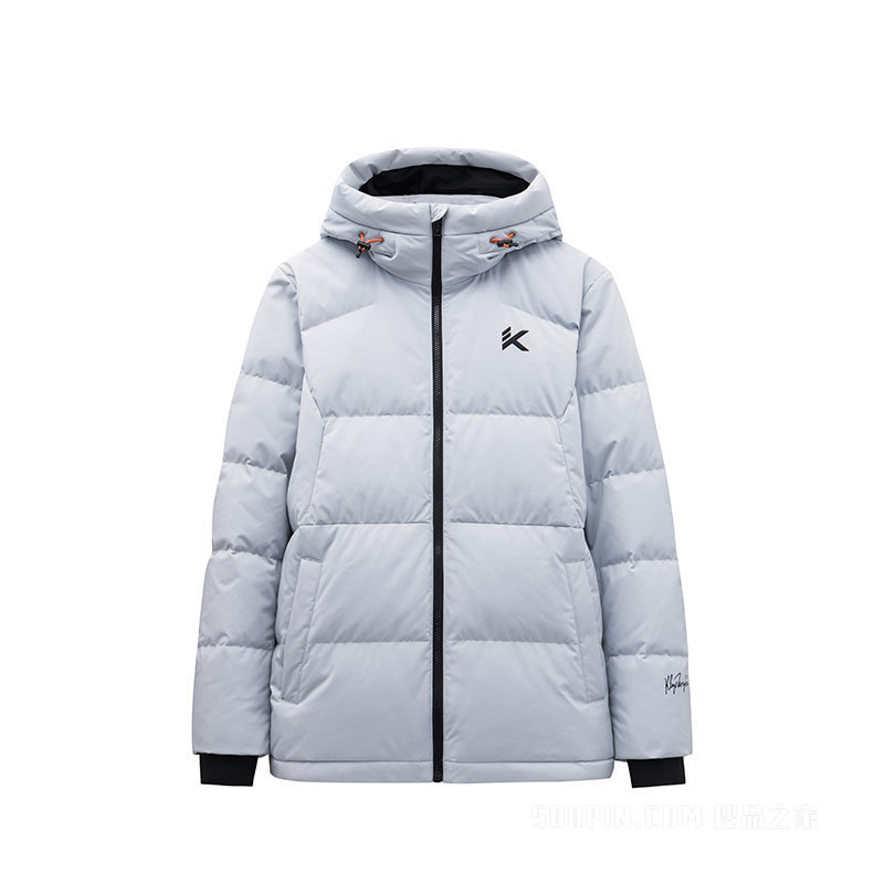 安踏KT Captain Klay系列生物基防泼水科技男子羽绒服