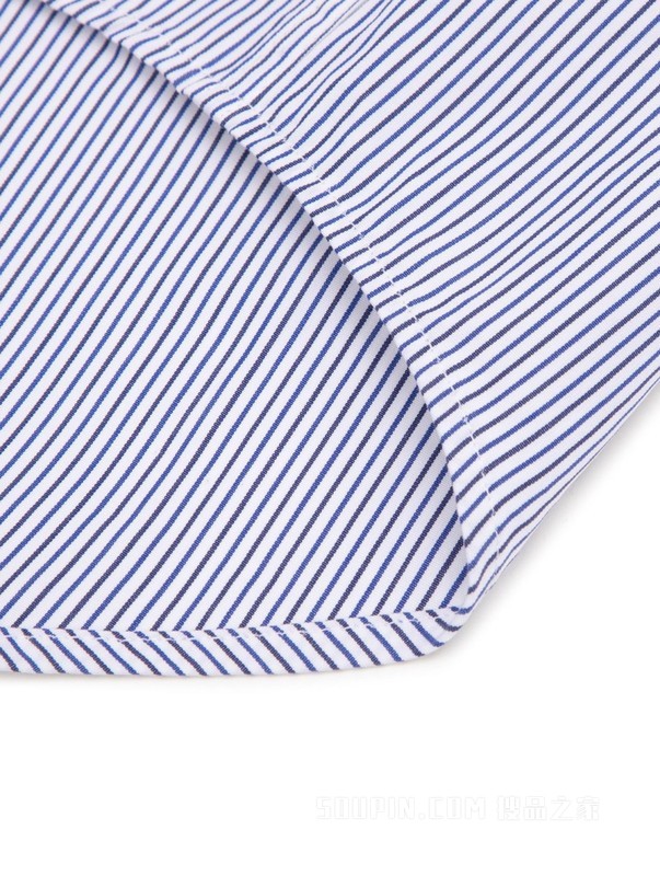 24新款早春男装纯棉府绸双色细条纹贴袋宽松衬衫外套33789