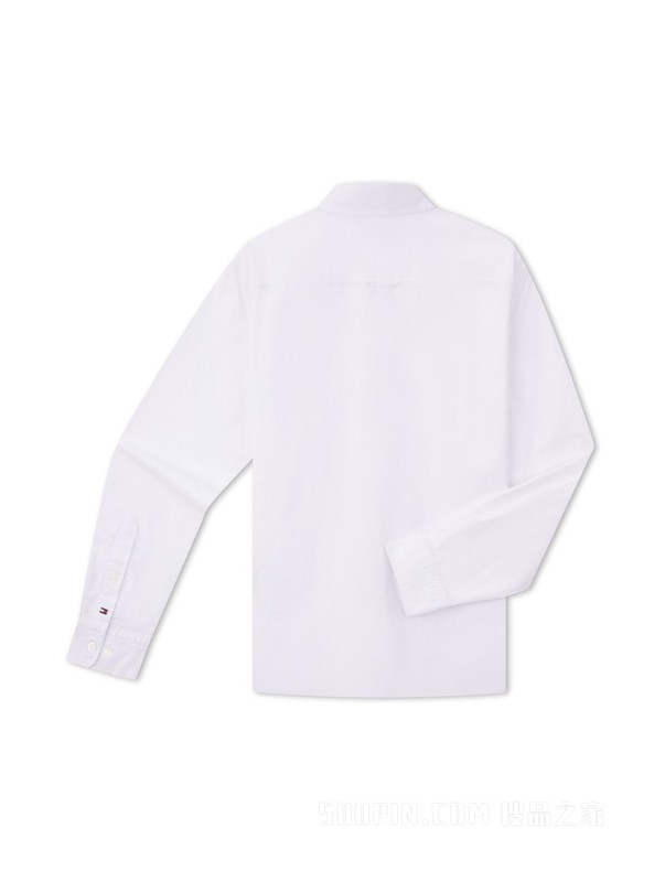 24新款早春男装纯棉牛津纺尖角扣合身版衬衫外套MW0MW33797