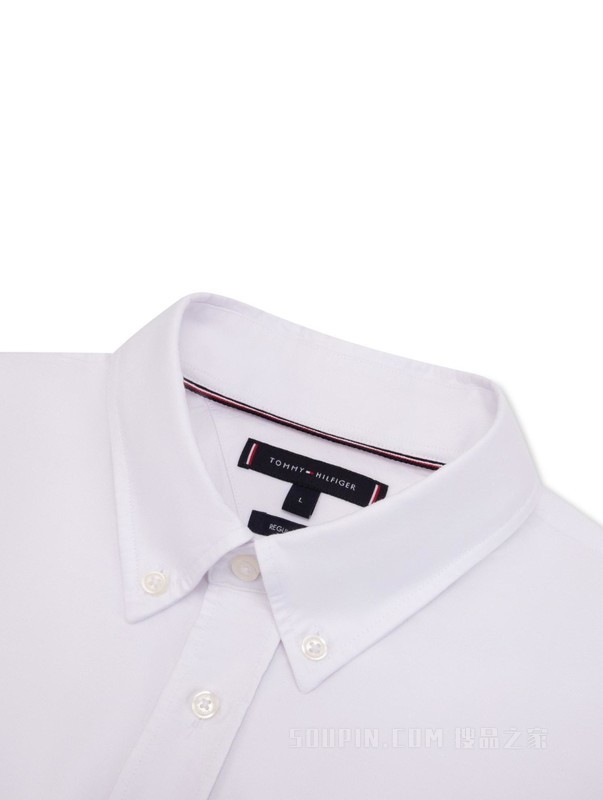 24新款早春男装纯棉牛津纺尖角扣合身版衬衫外套MW0MW33797