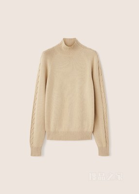Loro Piana 女士高领针织衫 骆马毛