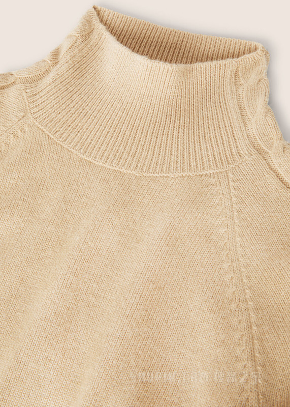 Loro Piana 女士高领针织衫 骆马毛