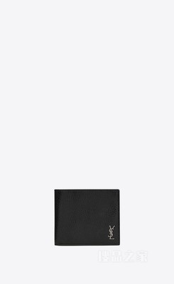 TINY LE CASSANDRE横款粒面皮革钱包