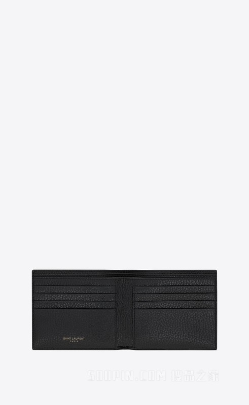 TINY LE CASSANDRE横款粒面皮革钱包