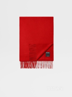 红色 Oasi Cashmere 围巾
