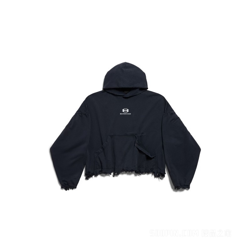 UNITY SPORTS ICON CROPPED HOODIE大廓形连帽卫衣