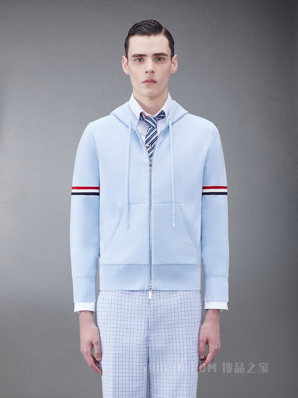 [早春新品]男士棉质臂环饰连帽衫