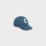 字母标志牛仔棒球帽 DARK UNION水洗色-07DU