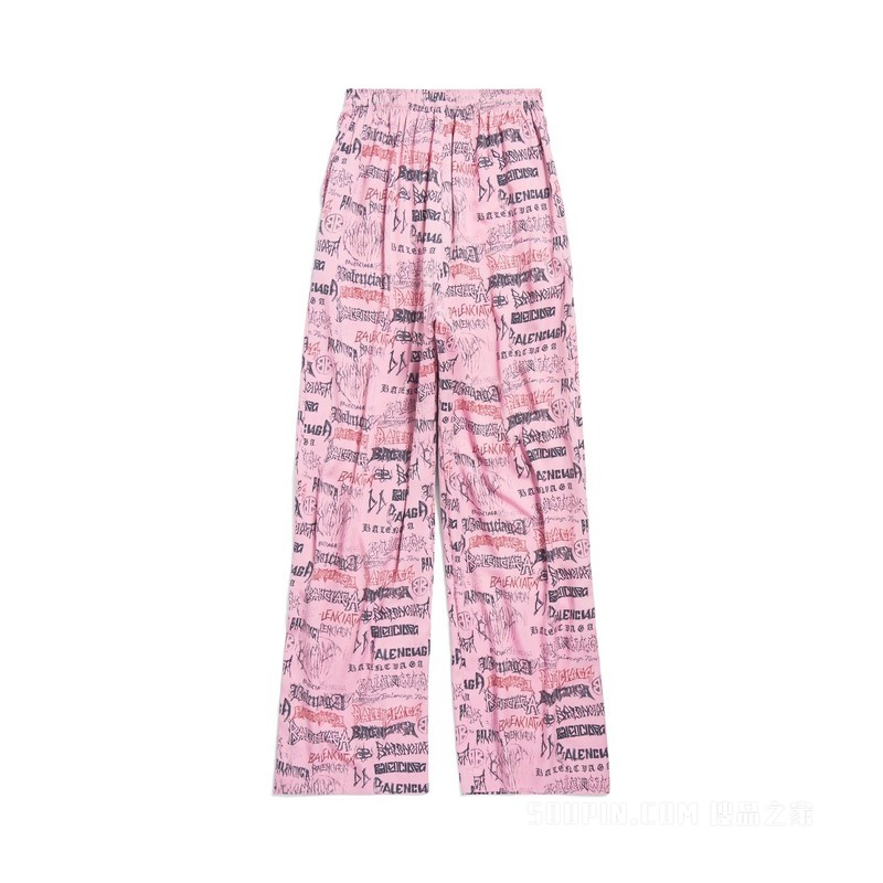 DIY METAL ALLOVER PYJAMA长裤