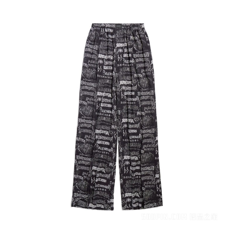 DIY METAL ALLOVER PYJAMA长裤