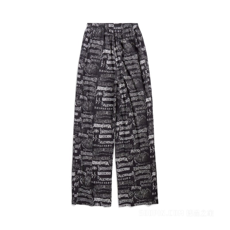 DIY METAL ALLOVER PYJAMA长裤