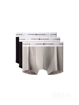 24新款春季男三条装提花腰边贴身四角裤平角内裤UM0UM02761