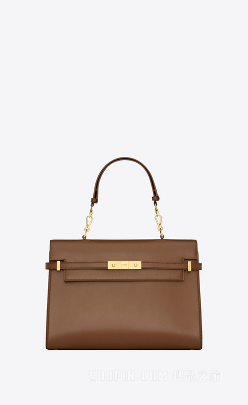MANHATTAN box saint laurent皮革手提包