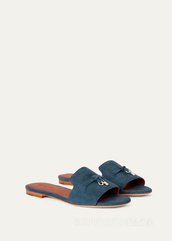 Summer Charms Slipper 女士凉鞋 绒面小山羊皮