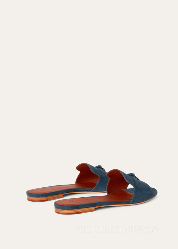 Summer Charms Slipper 女士凉鞋 绒面小山羊皮