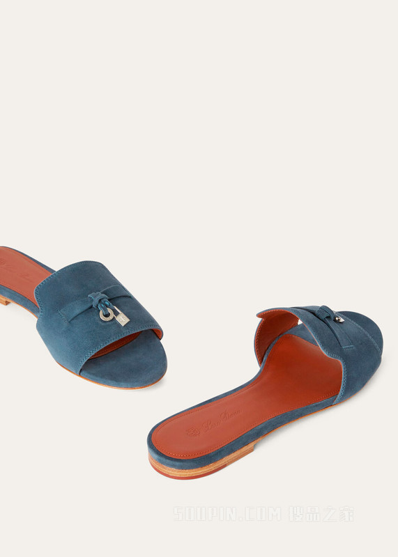 Summer Charms Slipper 女士凉鞋 绒面小山羊皮