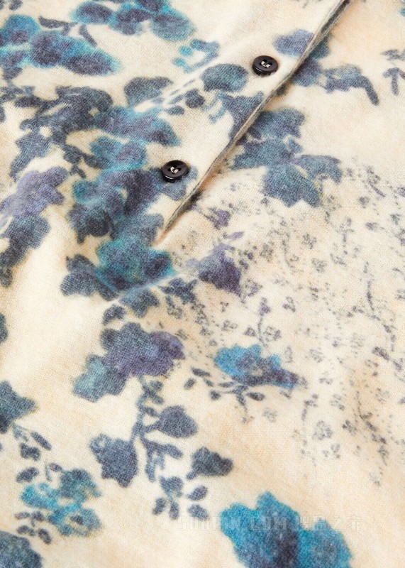 Blue Eyes 女士衬衫 桑蚕丝, 羊绒