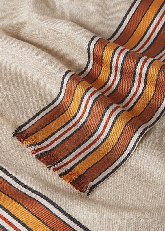The Suitcase Stripe 女士斗篷 桑蚕丝, 羊绒
