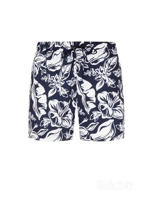 24新款春季男装时尚花卉满印抽绳腰沙滩休闲短裤UM0UM03271