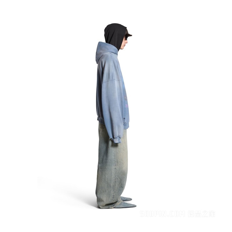 PARIS MOON HOODIE大廓形连帽卫衣