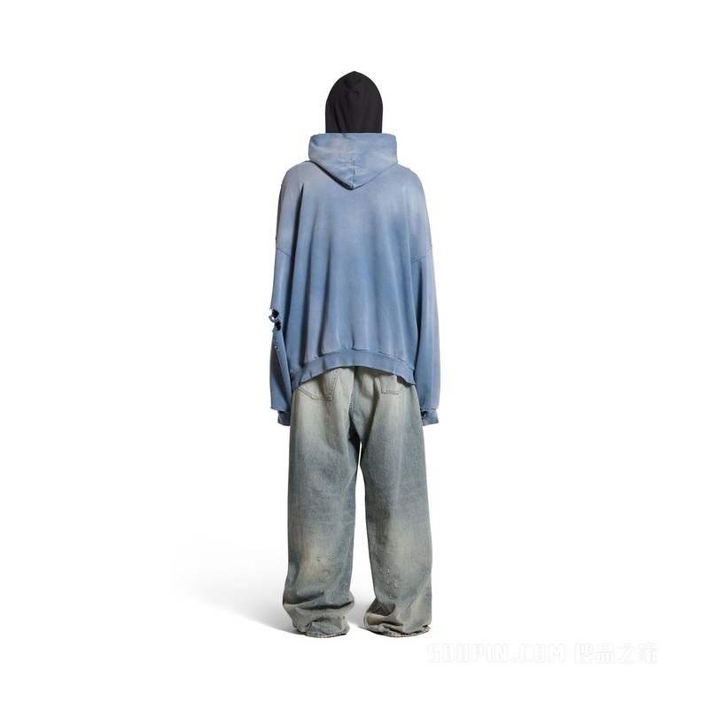 PARIS MOON HOODIE大廓形连帽卫衣