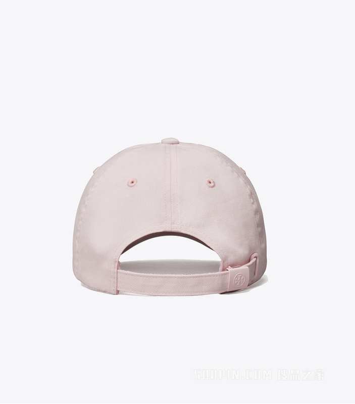 Logo 棒球帽 石粉色