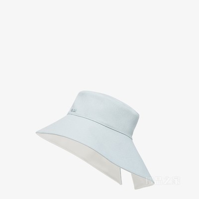 帽子 浅蓝色棉质钟形帽