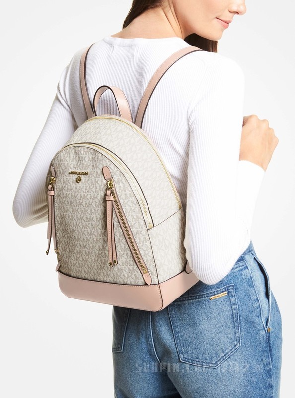 Brooklyn 中号老花双肩包
