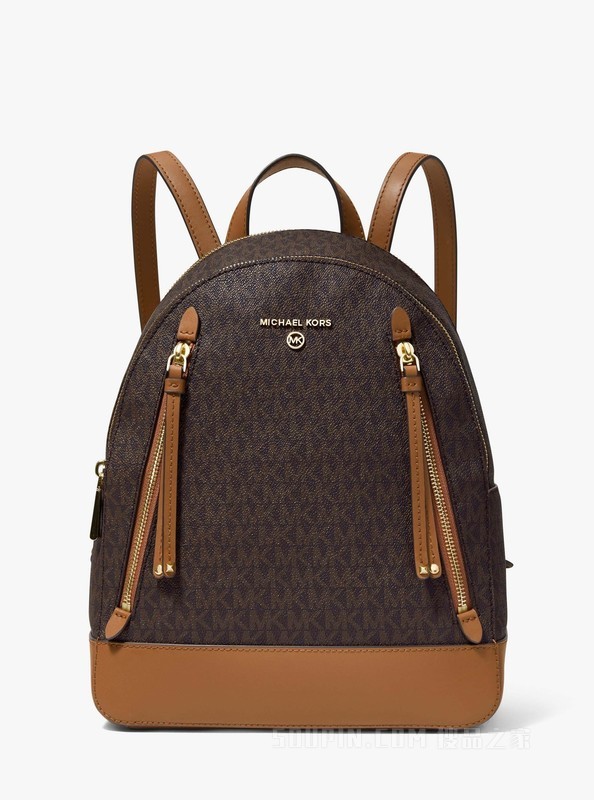 Brooklyn 中号老花双肩包