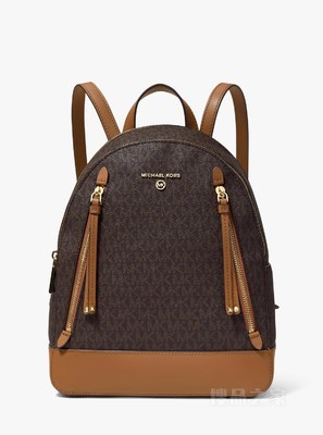 Brooklyn 中号老花双肩包