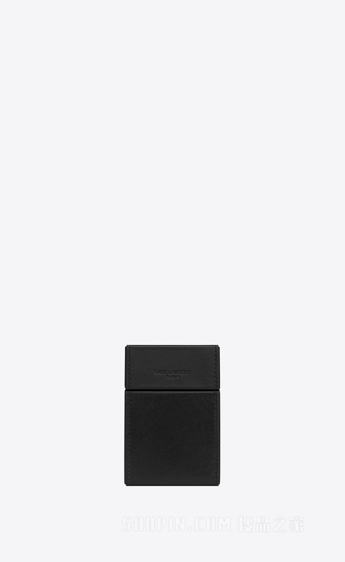 SAINT LAURENT PARIS光滑皮革香烟盒