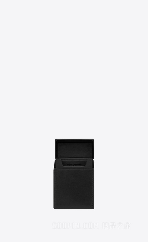 SAINT LAURENT PARIS光滑皮革香烟盒