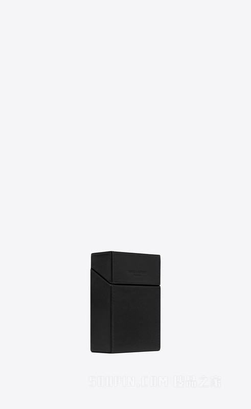 SAINT LAURENT PARIS光滑皮革香烟盒