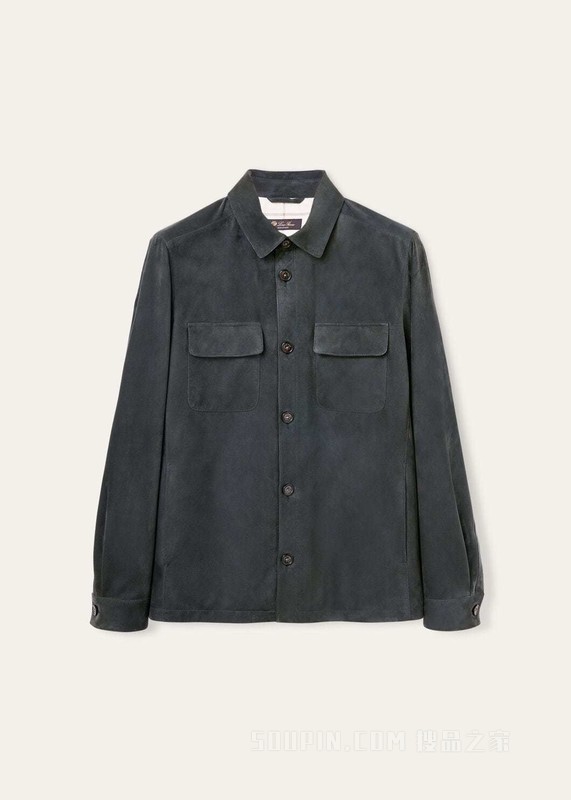 Loro Piana 男士外套式衬衫 小山羊皮