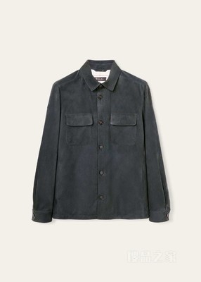 Loro Piana 男士外套式衬衫 小山羊皮