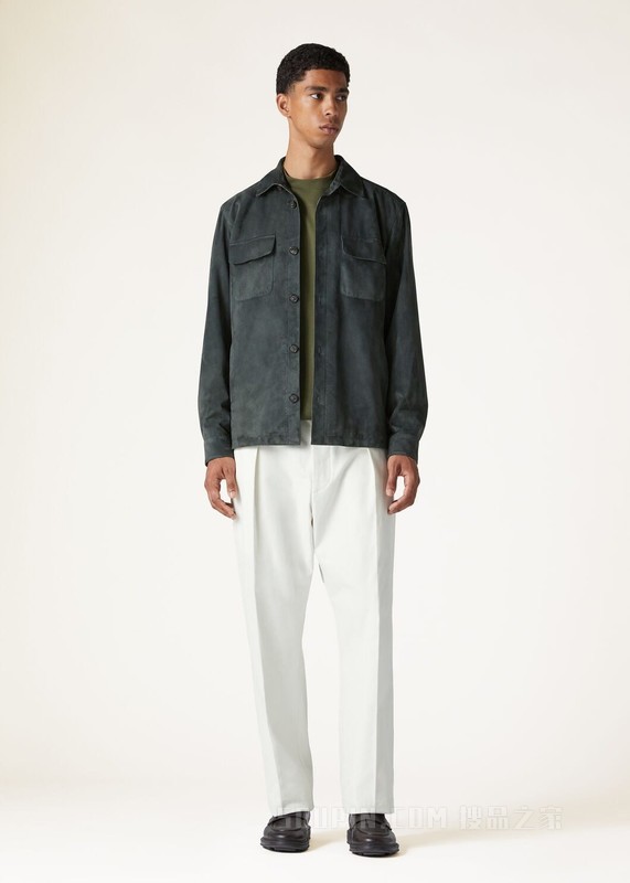 Loro Piana 男士外套式衬衫 小山羊皮