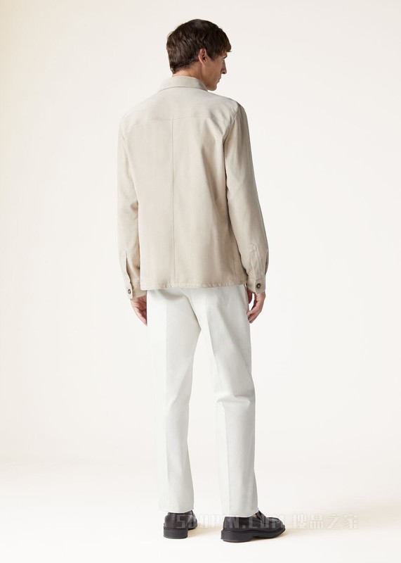 Loro Piana 男士外套式衬衫 小山羊皮