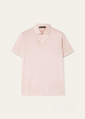 Open Mm Pique 男士Polo 衫 棉 , 桑蚕丝