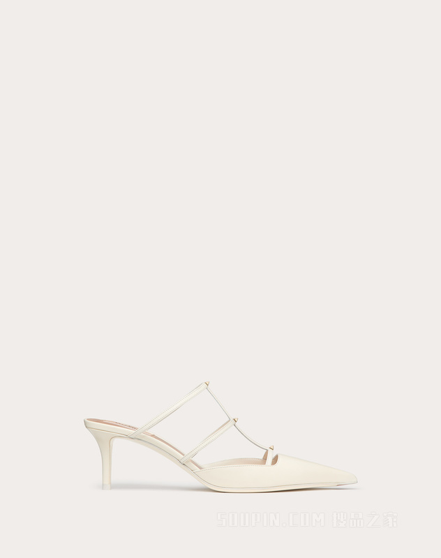 ROCKSTUD WISPY小牛皮高跟鞋（鞋跟高6厘米）