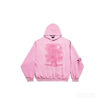 PARIS MOON HOODIE大廓形连帽卫衣