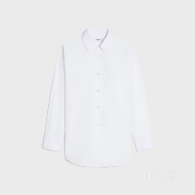 TOMBOY棉府绸衬衫 白色-01BC