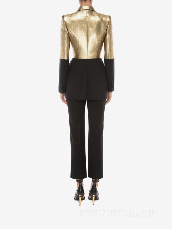 High Waisted Cigarette Trouser