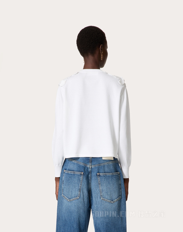 棉质立体堆花工艺卫衣