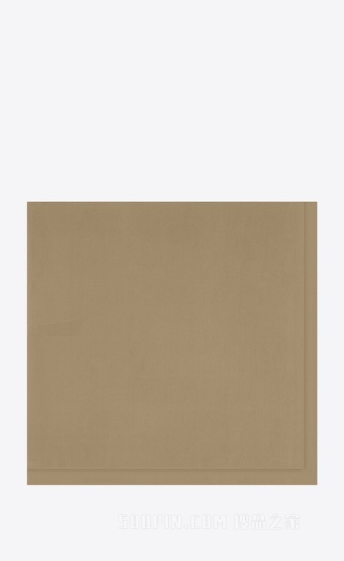 LE CASSANDRE桑蚕丝绉缎方形围巾