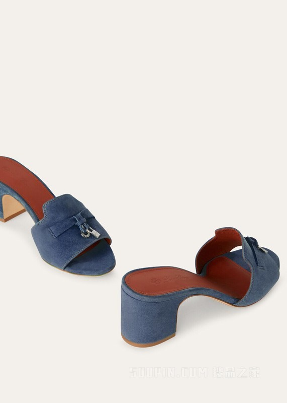Summer Charms Slipper 女士凉鞋 绒面小山羊皮