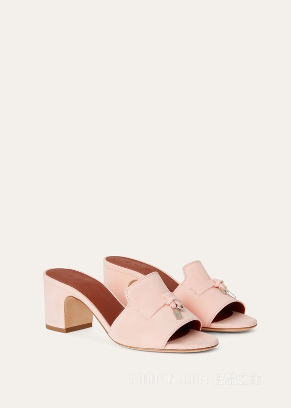 Summer Charms Slipper 女士凉鞋 绒面小山羊皮