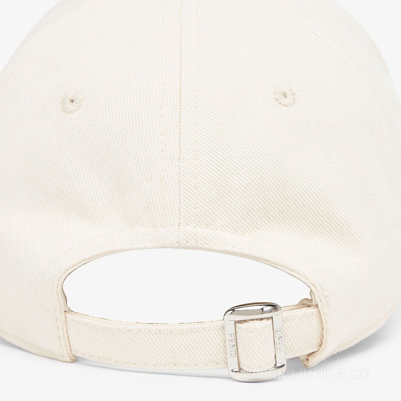 帽子 白色帆布棒球帽