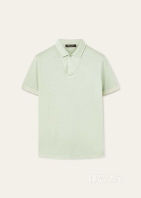 Open Mm Pique 男士Polo 衫 棉 , 桑蚕丝