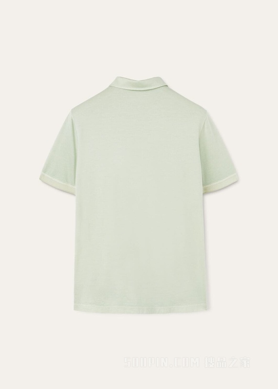 Open Mm Pique 男士Polo 衫 棉 , 桑蚕丝
