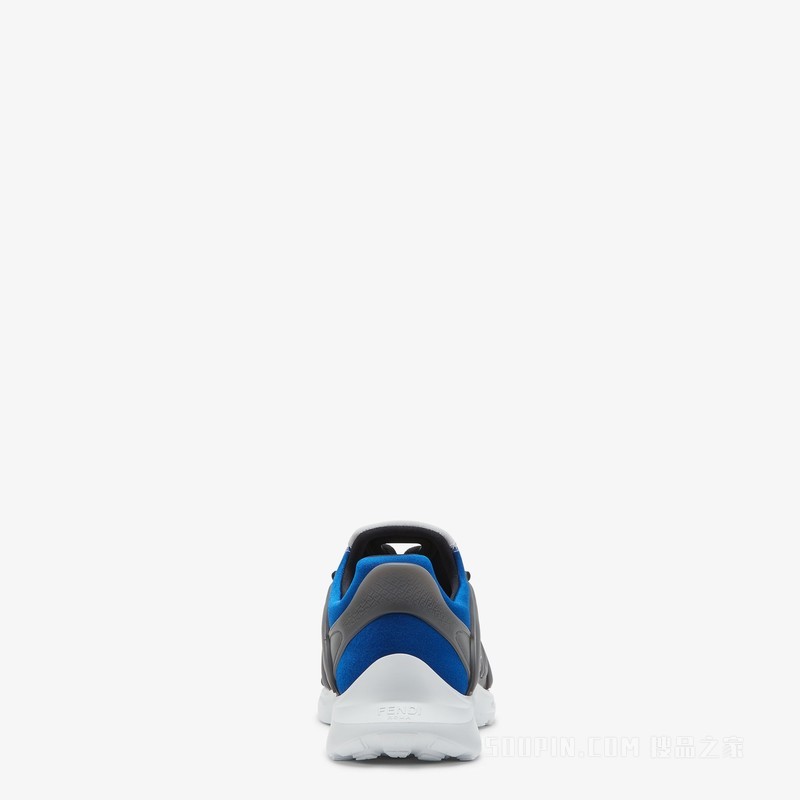 FENDI Tag运动鞋 蓝色高科技网面跑步运动鞋